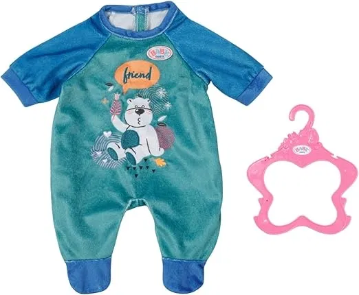 BABY born Puppenstrampler in Blau für 43 cm Puppen 833629 für 7,19 € inkl. Prime-Versand