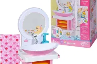 BABY born Waschtisch – Interaktiver Puppenwaschtisch mit Licht- & Soundfunktion für 24,59 € inkl. Prime-Versand