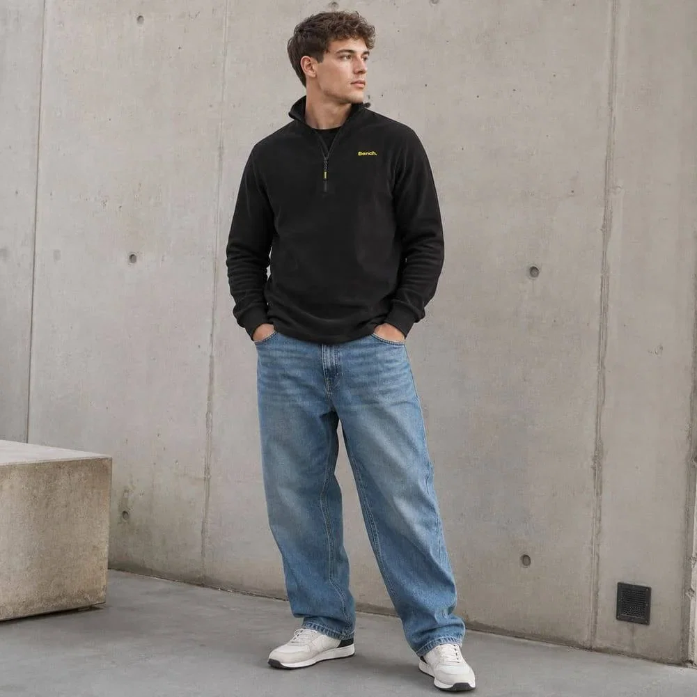 Bench Albany Herren Fleece Sweatshirt Bnch 005-Charcoal (Gr. M bis 2XL)
