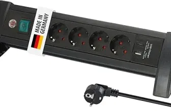 Brennenstuhl Premium Office-Line Steckdosenleiste 4-Fach mit USB C PD 30W und USB A 18W für 26,99 € inkl. Prime-Versand