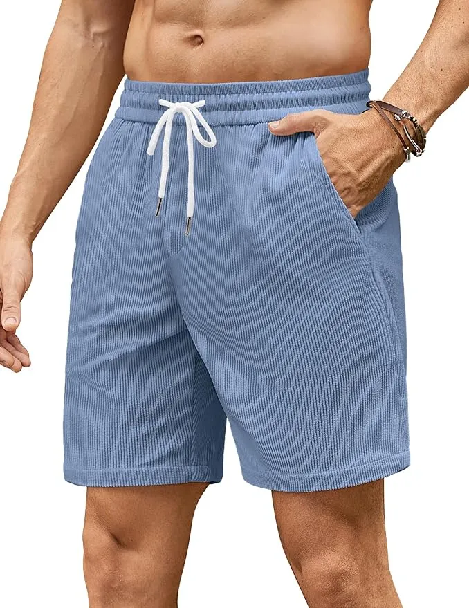 COOFANDY Corduroy Shorts Regular Fit (6 Farben, Gr. 32 bis 42) für 8,49 € inkl. Prime-Versand (statt 9,99 €)