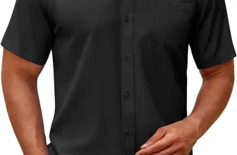 COOFANDY Herren Hemd Kurzarm Casual Regular Fit (8 Farben, Gr. S bis 3XL) für 11,99 € inkl. Prime-Versand (statt 19,99 €)