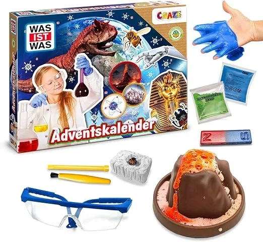Craze Was ist was Wissenschaft Adventskalender (64092) für 21,99 € inkl. Prime-Versand