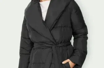 Esmara Damen Kurzmantel mit Breitem Reverskragen (Schwarz + Olive) für 20,94 € inkl. Versand (statt 30,94 €)