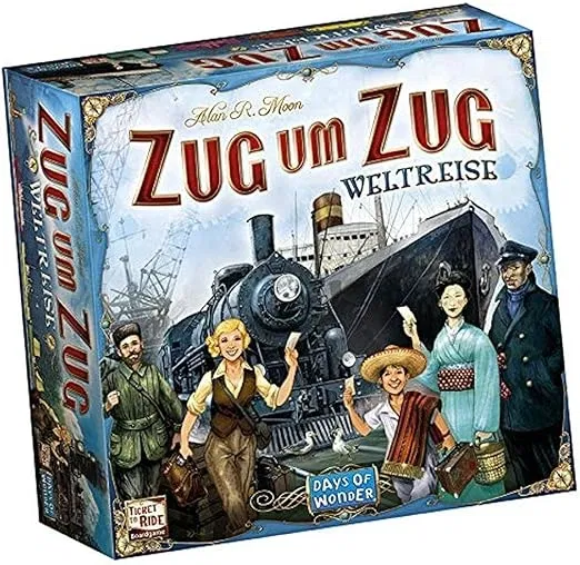 Days of Wonder Zug um Zug – Weltreise Familienspiel für 38,99 € inkl. Prime-Versand