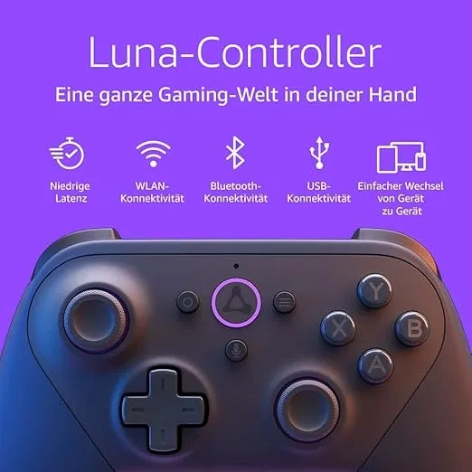 Der schnurlose Luna-Controller (Amazon Gaming) für 39,99 € inkl. Prime-Versand (statt 70,00 €)