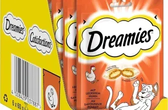 Dreamies Klassiker Katzensnacks mit Huhn 6er Pack (6x60g) ab 6,51 € inkl. Prime-Versand
