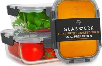 GLASWERK Frischhaltedose für Lebensmittel (640, 1040, 1520 ml, ohne Unterteilung) für 17,63 € inkl. Prime-Versand (statt 28,99 €)