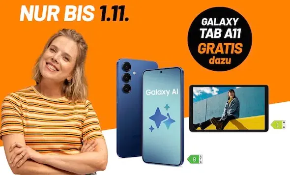 🔥Samsung Galaxy S25 (99,99€) + 50GB Vodafone Allnet (19,99€ mtl.) + Galaxy Tab A11 gratis