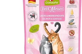 GranataPet DeliCatessen Lachs & Meeresfrüchte Nassfutter für Katzen (6x85g) für 2,01 € inkl. Prime-Versand (statt 8,34 €)