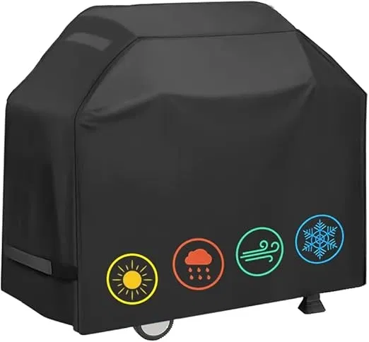 Grillabdeckung wasserdicht 147 cm – robust, UV-beständig für 6,99 € inkl. Prime-Versand (statt 14,99 €)