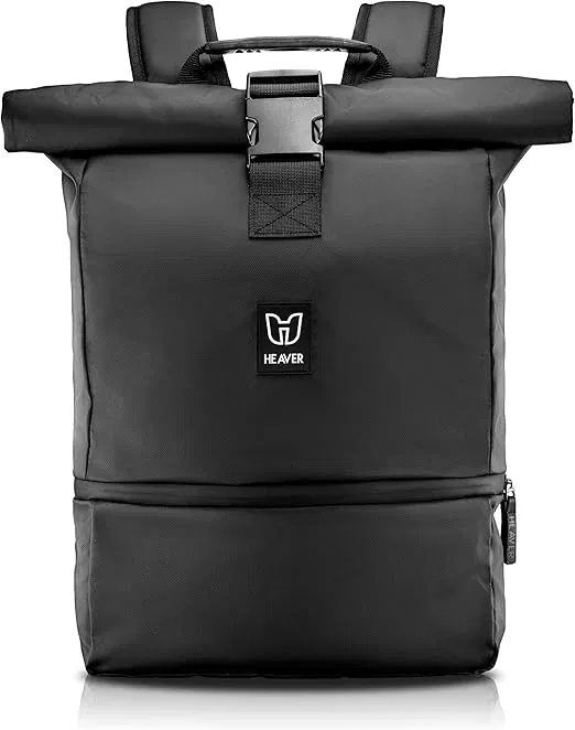 HEAVER® Rolltop Rucksack Damen & Herren Rucksack mit Laptopfach für 24,00 € inkl. Prime-Versand (statt 49,90 €)