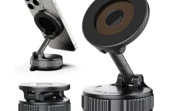 Handyhalterung Auto mit 360° Faltbar Vakuum Magsafe für 9,22 € inkl. Prime-Versand (statt 14,99 €)