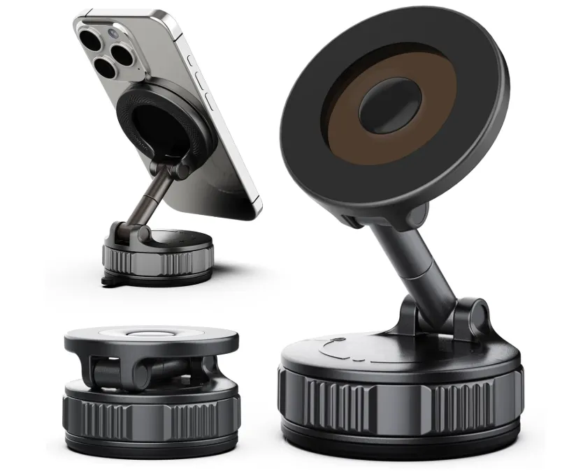 Handyhalterung Auto mit 360° Faltbar Vakuum Magsafe für 9,22 € inkl. Prime-Versand (statt 14,99 €)