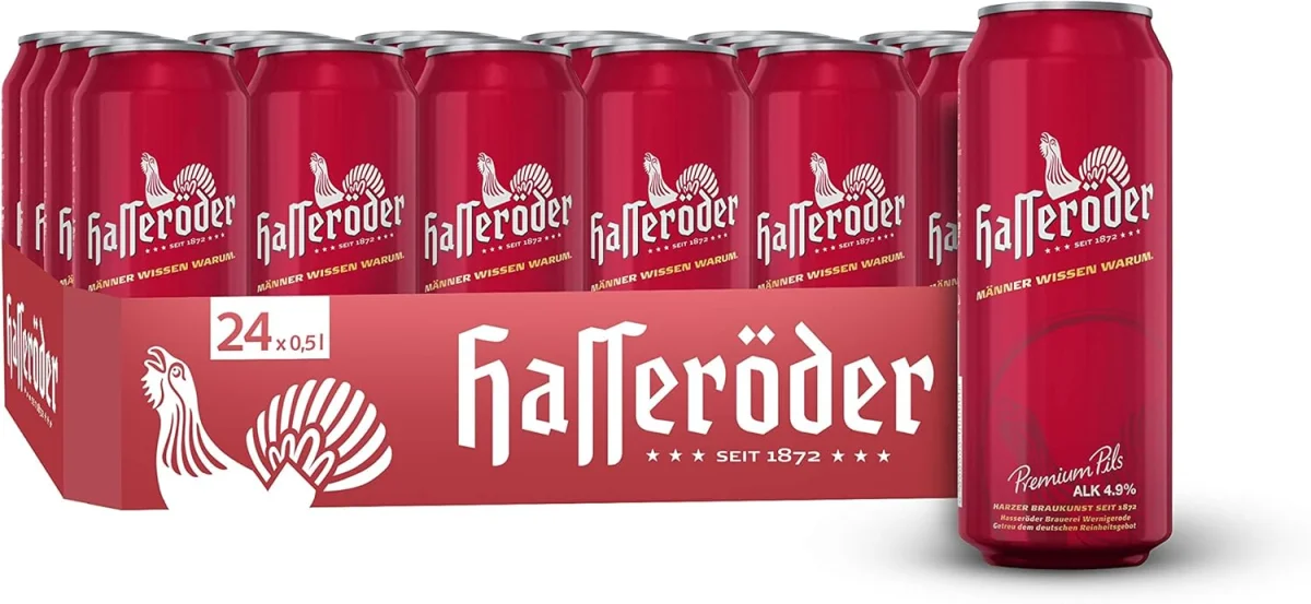 Hasseröder Premium Pils Dosenbier 24er Pack (24x500ml)