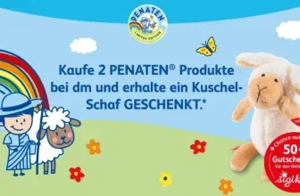2 Penaten Produkte kaufen & GRATIS Sigikid Schaf bei dm sichern 🐑