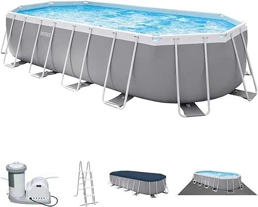 Intex Prism Frame Oval Pool (610x305x122cm) für 337,29 € inkl. Versand