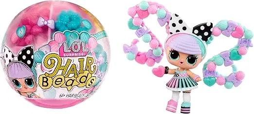 L.O.L. Surprise! Hair Beads Tots (Sammlerpuppe mit 60+ Haarperlen) für 3,55 € inkl. Prime-Versand (statt 10,51 €)