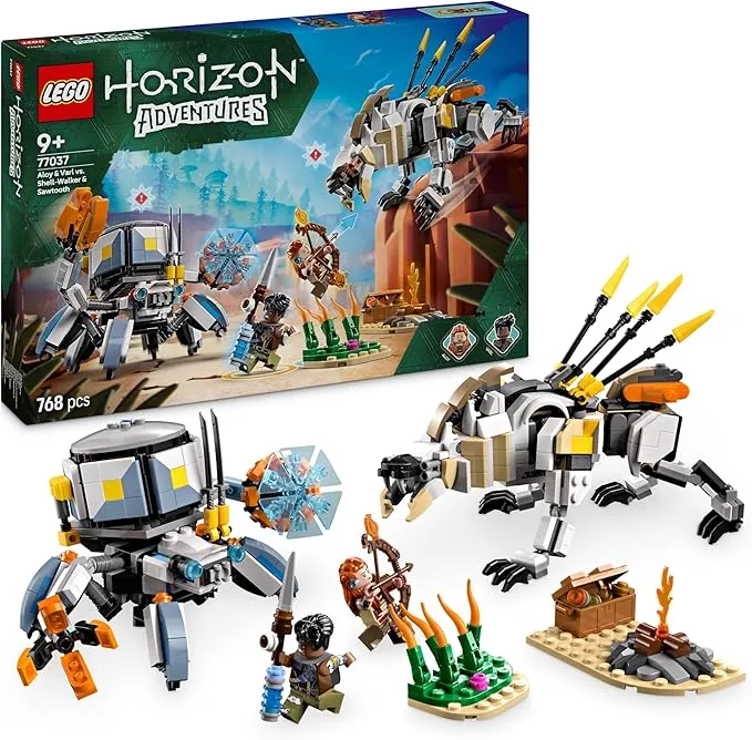 LEGO Horizon Adventures – Aloy und Varl vs. Panzerwanderer und Sägezahn (77037) ab 28,99 € inkl. Versand (OTTO UP Plus)