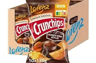 LORENZ Crunchips Limited Edition Honey-BBQ-Style glutenfrei (10* 130gr) ab 12,25 € inkl. Prime-Versand (statt 19,90 €)