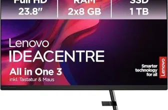 Lenovo IdeaCentre 3 All in One PC (23.8" Full HD Display; AMD Ryzen 5, 16 GB RAM, 1 TB SSD, AMD Radeon, Win11 Home inkl. Tasatur & Maus) für 399,99 € inkl. Versand