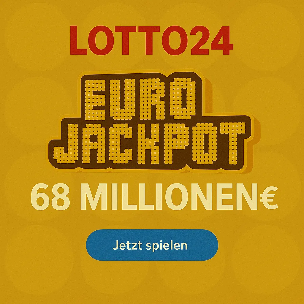 Schnäppchen, Deals und Rabattcodes des Tages - Lotto24 68 Millionen Eurojackpot