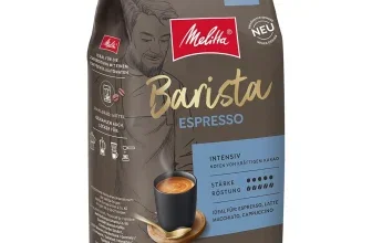 Melitta Barista Espresso Kaffeebohnen mit kräftiger Röstung und Stärke 5 von 5