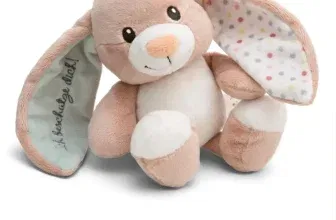 NICI Kuscheltier Hase Fjella Ich beschütze Dich (25cm – rosa) für 9,99 € inkl. Prime-Versand (statt 17,99 €)