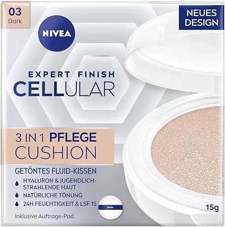 NIVEA Cellular Expert Finish 3in1 Pflege Cushion (15g, 2 Farben) ab 10,84 € inkl. Prime-Versand (statt 15,99 €)
