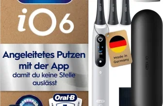 Elektrische Zahnbürste Oral-B iO Series 6 in Verpackung und daneben