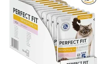 PERFECT FIT™ Katze Portionsbeutel Sensitive mit Lachs 12er Pack (12*85g) ab 6,40 € inkl. Prime-Versand (statt 10,70 €)