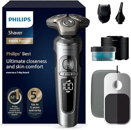 PHILIPS Rasierer S9000 Prestige SP9885/35 (Elektrischer Nass- und Trockenrasierer) für 249,99 € inkl. Versand (statt 316,00 €)