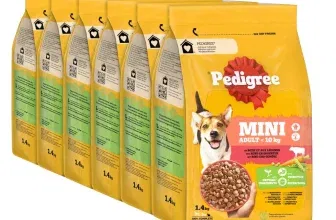 Pedigree Adult Hunde Trockenfutter für kleine ausgewachsene Hunde mit Rind und Gemüse (6 x 1,4kg <10 kg) ab 21,88 € inkl. Prime-Versand (statt 30,29 €)