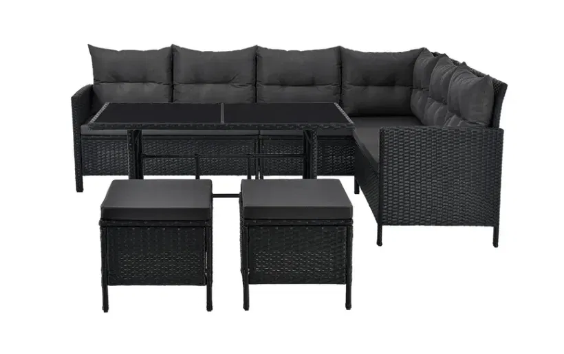 Juskys Polyrattan Lounge Manacor für 305,99 € inkl. Versand (statt 399,99 €)