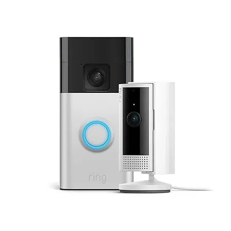 Ring Akku-Videotürklingel (Battery Video Doorbell) + Ring Innenkamera (Indoor Camera) WLAN-Videotürklingel für 49,99 € inkl. Prime-Versand (statt 80,00 €)