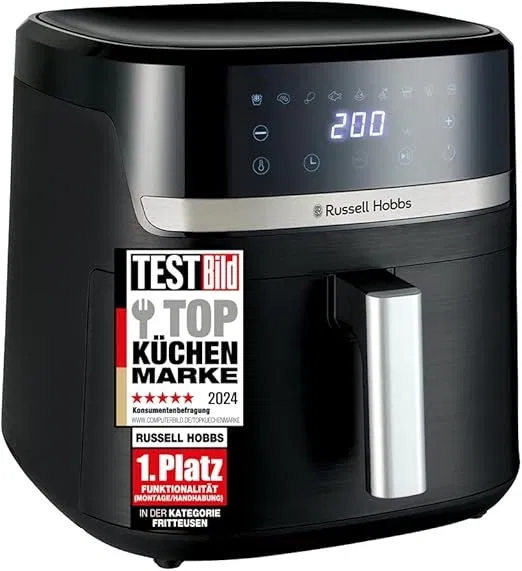 Entdecke die besten Schnäppchen mit Russell Hobbs Heißluftfritteuse! Schnäppchen, Deals Und Rabattcodes Des Tages - Russell Hobbs Heißluftfritteuse Xxl 8,3L Rapid Airfryer 27632-56