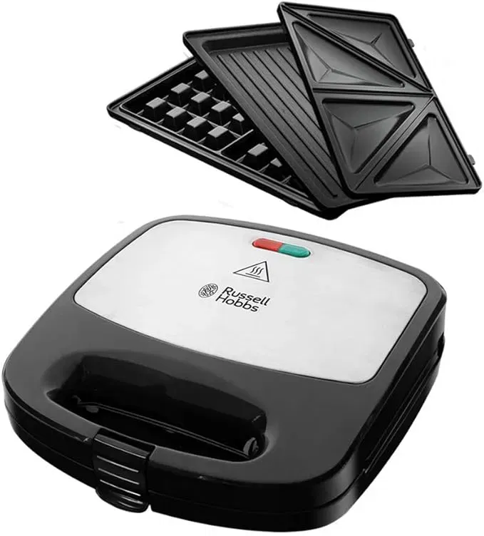 Russell Hobbs Multifunktionsgerät 3-in-1 24540-56 (Sandwichmaker, Waffeleisen,Kontaktgrill) für 29,99 € inkl. Prime-Versand
