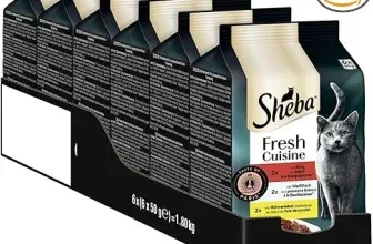 Sheba Portionsbeutel Katzennassfutter Taste of Paris mit Rind (mit Rind und Weißfisch MSC 6x6x50g) ab 11,15 € inkl. Prime-Versand (statt 15,50 €)