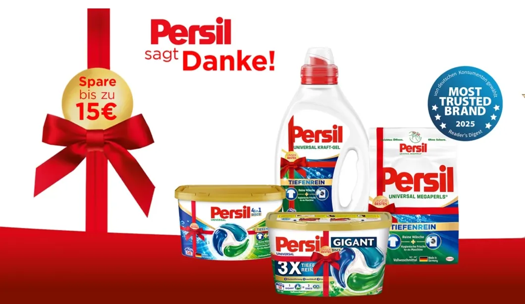 Persil Staffelrabatt 2025 – Jetzt bis zu 15 € beim Vorratskauf sparen