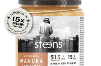 Steens Manuka Honey MGO 515+ (340g) ab 35,91 € inkl. Prime-Versand (statt 52,81€)
