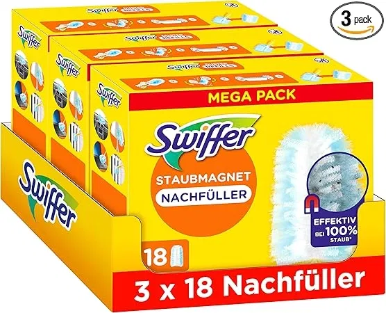 Swiffer Staubmagnet Nachfüllpackung 54 Tücher für 19,99 € inkl. Prime-Versand (statt 28,00 €)