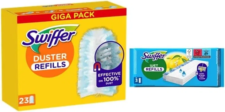 Swiffer Staubmagnet Nachfüllpackung (23 Tücher & 3 Feuchte Bodentücher) ab 13,67 € inkl. Prime-Versand (statt 16,99 €)