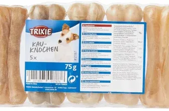Trixie 2787 Kauknochen gepresst (5x15g – 8 cm) ab 1,69 € inkl. Prime-Versand (statt 2,49 €)