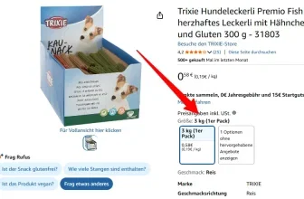 TRIXIE Hundeleckerli Premio Fish Chicken Stripes Hundesnack