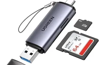 UGREEN SD Kartenleser USB 3.0 USB C Dual Stecker Kartenlesegerät für 6,99 € inkl. Prime-Versand (statt 8,99 €)