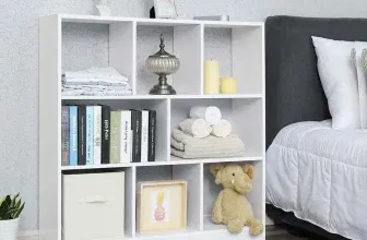 Vasagle Bücherregal 8 Fächer (Weiß) für 41,99 € inkl. Versand