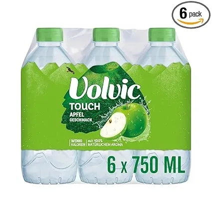 Volvic Touch Apfelgeschmack (6x750ml) ab 4,16 € inkl. Prime-Versand zzgl. Pfand (statt 7,14 €)
