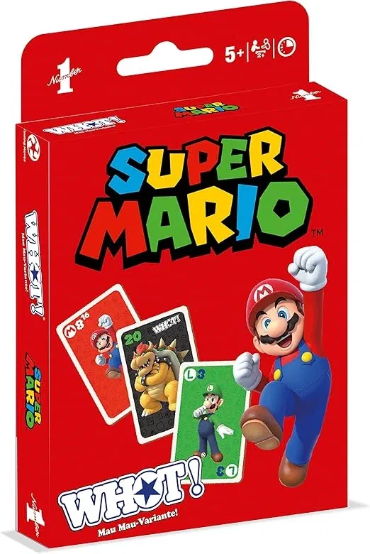 Waddingtons Number 1 WHOT! Mau-Mau-Variante Super Mario für 3,99 € inkl. Prime-Versand (statt 6,00 €)