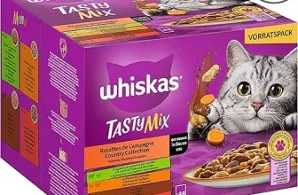 Whiskas 1+ Katzenfutter Tasty Mix Country Collection in Sauce (24x85g) ab 11,37 € inkl. Prime-Versand (statt 17,50 €)