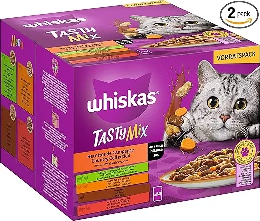Schnäppchen, Deals und Rabattcodes des Tages - Whiskas Katzenfutter Tasty Mix Country Collection